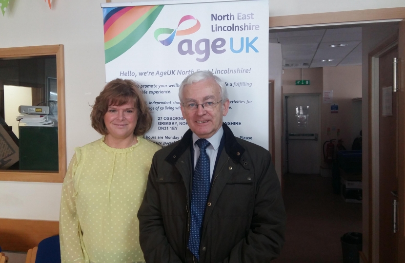Martin meets Helen Kirk, Chief Officer at Age UK