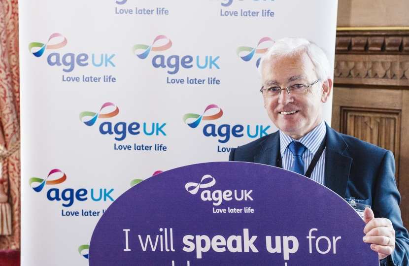 Martin pledges to speak up for older people.