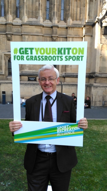 Martin Vickers MP at the inaugural Parliamentary Sports Fair 